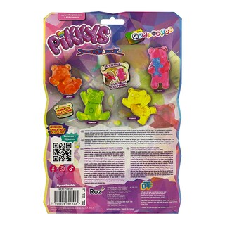 Foto 2 | Foto 2 | Figura Estirable Ruz Pikkys Gomi-ositos (gereen 12 Cm Verde)