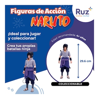 Foto 3 | Foto 3 | Figura De Acción Ruz Naruto Shippuden Sasuke 30 Cm Morado
