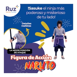Foto 4 | Foto 4 | Figura De Acción Ruz Naruto Shippuden Sasuke 30 Cm Morado