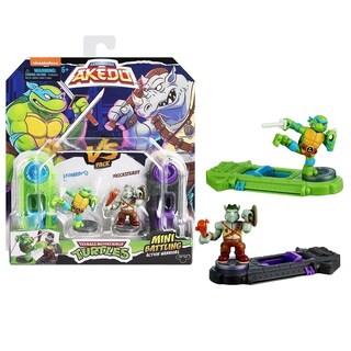 Foto 1 | Foto 1 | Figura De Acción Akedo Legends Of Akedo Teenage Mutant Ninja Turtles Leonardo Vs Rocksteady - Venta Internacional.
