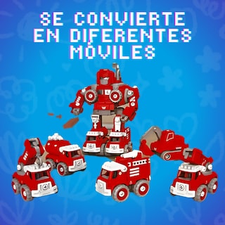Foto 4 | Foto 4 | Robot Transformable Armable, Interactivo 5 En 1