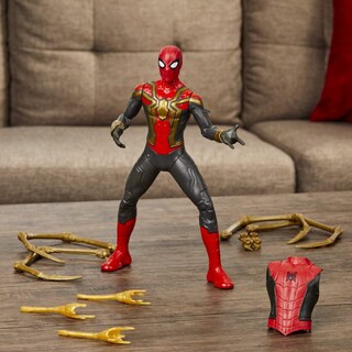 Foto 4 | Foto 4 | Figura De Acción Marvel Spider-man Deluxe De 33 Cm Con Accesorios - Venta Internacional.