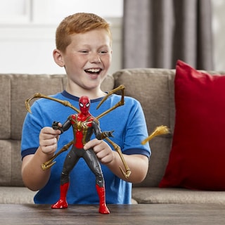 Foto 5 | Foto 5 | Figura De Acción Marvel Spider-man Deluxe De 33 Cm Con Accesorios - Venta Internacional.