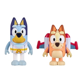 Foto 1 | Foto 1 | Paquete De 2 Figuras Bluey Action Heroes De 2.5 Pulgadas Con Bingo - Venta Internacional.