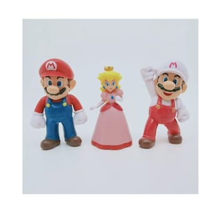Foto 3 | Foto 3 | Figuras Super Mario Bros Juguetes Coleccionables Lab.g 12 Piezas Multicolor