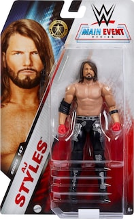 Foto 6 | Foto 6 | Figura De Acción Mattel Wwe Aj Styles Coleccionable De 15 Cm Con 10 Puntos - Venta Internacional.