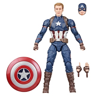 Foto 1 | Foto 1 | Figura De Acción Capitán América De La Serie Marvel Legends 15 Cm - Venta Internacional.