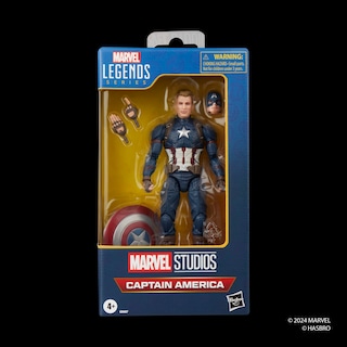 Foto 2 | Foto 2 | Figura De Acción Capitán América De La Serie Marvel Legends 15 Cm - Venta Internacional.