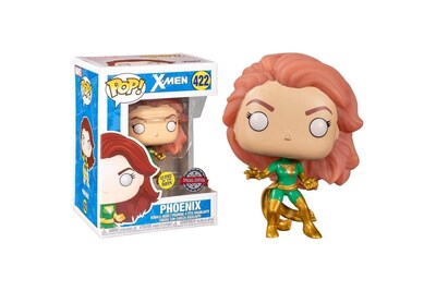 Foto 2 | Foto 2 | Figura De Vinilo Funko Pop! X Men Phoenix Green Brillan En La Oscuridad - Venta Internacional.