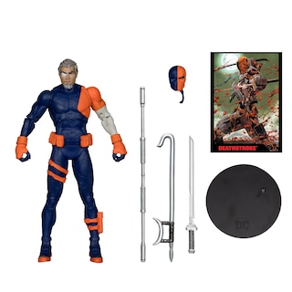 Foto 3 | Foto 3 | Figura De Acción Mcfarlane Toys Dc Direct Deathstroke De 18 Cm Con Cómic - Venta Internacional.