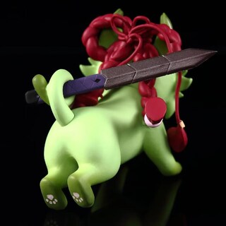 Foto 5 | Foto 5 | Figura De Gato Rzahuahu Kukishinobu Scaramouche Pvc Anime De 11 Cm - Venta Internacional.