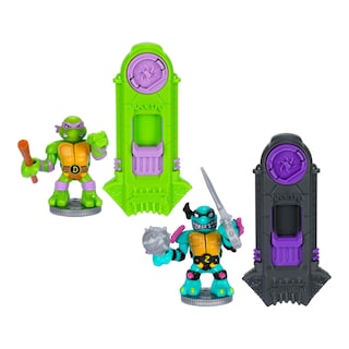 Foto 1 | Foto 1 | Tortugas Ninja Mutantes Adolescentes De Toy Legends Of Akedo Donnie Vs Slash - Venta Internacional.