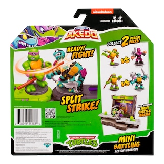 Foto 3 | Foto 3 | Tortugas Ninja Mutantes Adolescentes De Toy Legends Of Akedo Donnie Vs Slash - Venta Internacional.