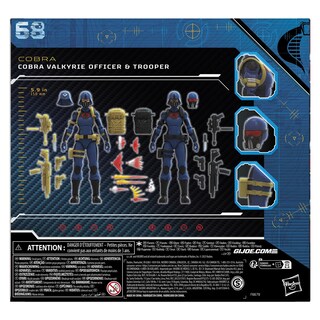 Foto 3 | Foto 3 | Figura De Acción Hasbro G.i. Joe Classified Series Cobra Valkyries - Venta Internacional.