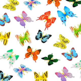 Foto 1 | Foto 1 | Decoración Artística De Plástico Toy Butterflies Canlierr, 36 Unidades - Venta Internacional.