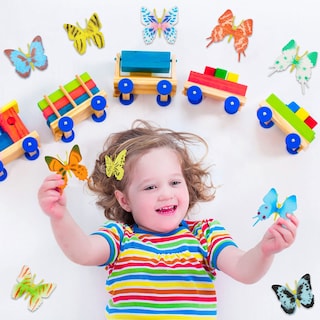 Foto 4 | Foto 4 | Decoración Artística De Plástico Toy Butterflies Canlierr, 36 Unidades - Venta Internacional.