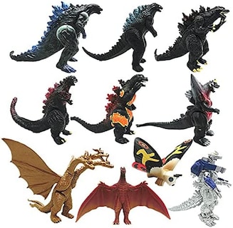 Foto 2 | Foto 2 | Venta Internacional - Set de 10 Figuras de Acción de Godzilla 2021: El Rey de los Monstruos