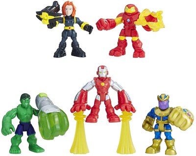 Foto 1 | Foto 1 | Figuras De Acción Playskool Heroes Marvel Power Up Squad - Venta Internacional.