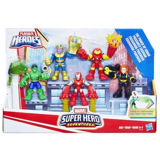 Foto 2 | Foto 2 | Figuras De Acción Playskool Heroes Marvel Power Up Squad - Venta Internacional.