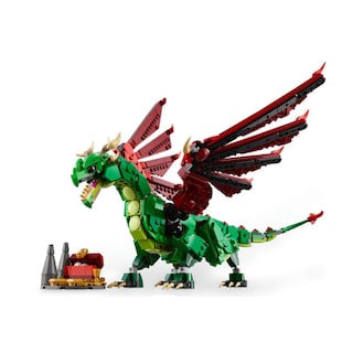 Foto 1 | Foto 1 | Juguete Construcción Dragon 715pz Lab.g Verde Rojo