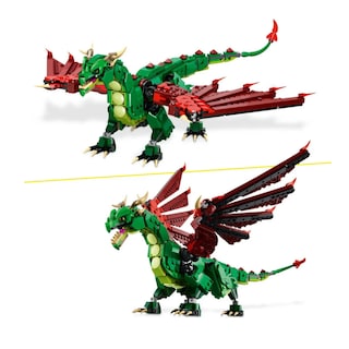 Foto 3 | Foto 3 | Juguete Construcción Dragon 715pz Lab.g Verde Rojo