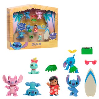 Foto 1 | Foto 1 | Set De Figuras Coleccionables Just Play Disney Stitch De 11 Piezas - Venta Internacional.