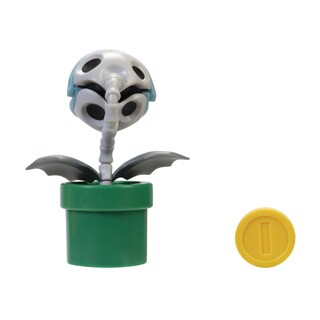 Foto 4 | Foto 4 | Figura De Acción Super Mario Bone Piranha De 4 Pulgadas Con Coin Acc - Venta Internacional.