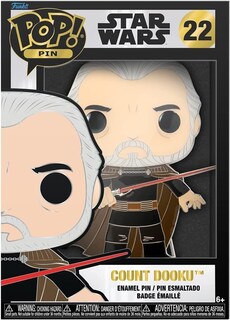 Foto 2 | Foto 2 | Pin Funko Lf Pop Lpp Star Wars Count Dooku Con Soporte - Venta Internacional.