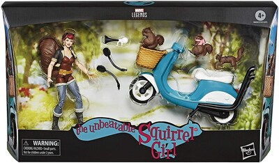 Foto 2 | Foto 2 | Figura De Acción Marvel Legends Squirrel Girl On Scooter - Venta Internacional.