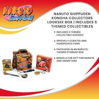 Foto 7 | Foto 7 | Caja De Coleccionista Just Funky Naruto Shippuden Konoha 5 Artículos - Venta Internacional.