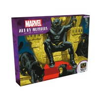 Kit De Pintura Por Números Aquarius Black Panther Art 40 X 50 Cm - Venta Internacional.