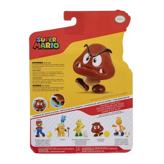 Foto 7 | Foto 7 | Figura De Acción Super Mario Goomba De 10 Cm Con Accesorio Para Monedas - Venta Internacional.
