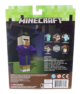 Foto 4 | Foto 4 | Figura De Acción Minecraft Series 3 Bruja De 7 Cm Con Caldero Y Poción - Venta Internacional.
