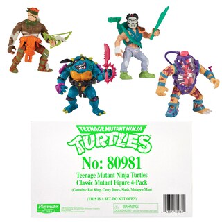 Foto 5 | Foto 5 | Pack De 4 Figuras De Acción Teenage Mutant Ninja Turtles - Venta Internacional.