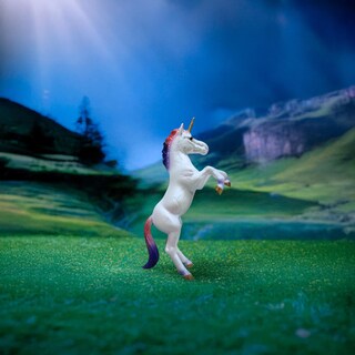 Foto 2 | Foto 2 | Toy Breyer Horses Corral Unicorn Poal Crianza De Potros A Escala 1:18 - Venta Internacional.