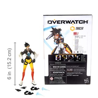 Foto 5 | Foto 5 | Figura De Acción Hasbro Toys Overwatch Ultimates Tracer De 15 Cm - Venta Internacional.