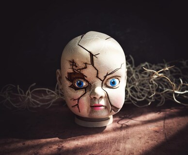 Foto 5 | Foto 5 | Creepy Doll Head Coleccionable Nerd Block Baby Eat You Alive - Venta Internacional.