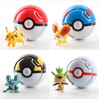 Foto 3 | Foto 3 | Venta Internacional - Figura De Acción Pocket Monster De La Colección Pokeball Ball, 7 Cm