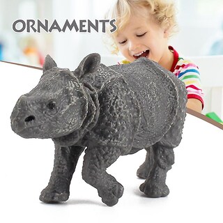 Foto 2 | Foto 2 | Venta Internacional - Figura De Acción De Pvc Macizo Sajy Rhino Con Ornamento Decorativo