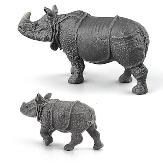 Foto 4 | Foto 4 | Venta Internacional - Figura De Acción De Pvc Macizo Sajy Rhino Con Ornamento Decorativo