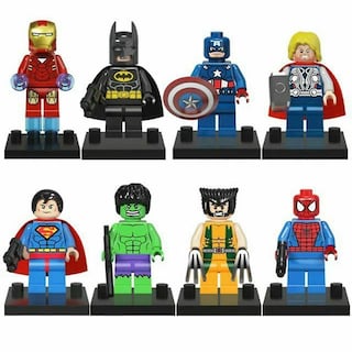 Foto 1 | Foto 1 | Venta Internacional - Set De Minifiguras Avengers Batman Hulk Superman X8