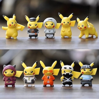 Foto 1 | Foto 1 | Venta Internacional - Figura De Acción Pokémon Pikachu De 4 Cm, 10 Unidades/juego De Regalo Para Niños