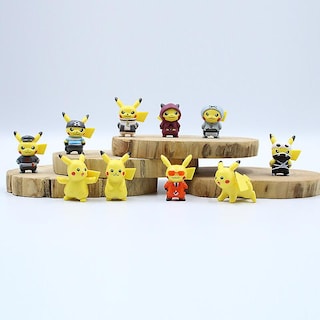 Foto 2 | Foto 2 | Venta Internacional - Figura De Acción Pokémon Pikachu De 4 Cm, 10 Unidades/juego De Regalo Para Niños
