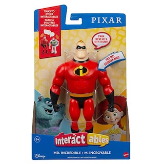 Foto 6 | Foto 6 | Venta Internacional - Figura De Acción Mattel Pixar Interactables Mr. Incredible