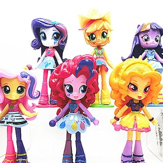 Foto 5 | Foto 5 | Venta Internacional - Figura, Estatua De Juguete, Dibujos Animados, Ponis, Niñas, 12-13 Cm, Pvc Y Abs