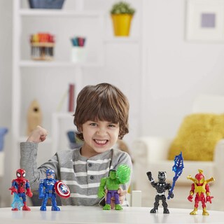 Foto 6 | Foto 6 | Set De Figuras De Acción Marvel Super Hero Adventures, Paquete De 5 - Venta Internacional.