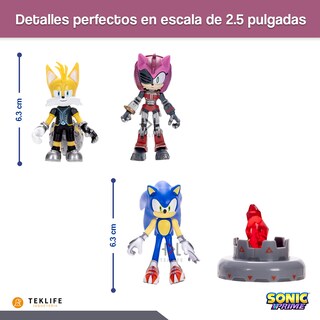 Foto 3 | Foto 3 | Sonic The Hedgehog Prime Ciudad New Yoke Set 3 Figuras