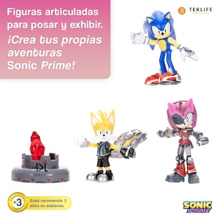 Foto 4 | Foto 4 | Sonic The Hedgehog Prime Ciudad New Yoke Set 3 Figuras