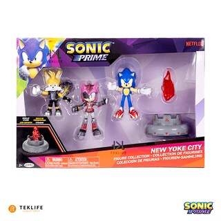 Foto 5 | Foto 5 | Sonic The Hedgehog Prime Ciudad New Yoke Set 3 Figuras