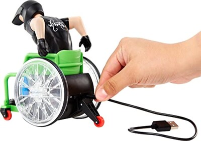 Foto 4 | Foto 4 | Silla De Ruedas Con Mando A Distancia Hot Wheels Rc Wheelz Stuntin' - Venta Internacional.